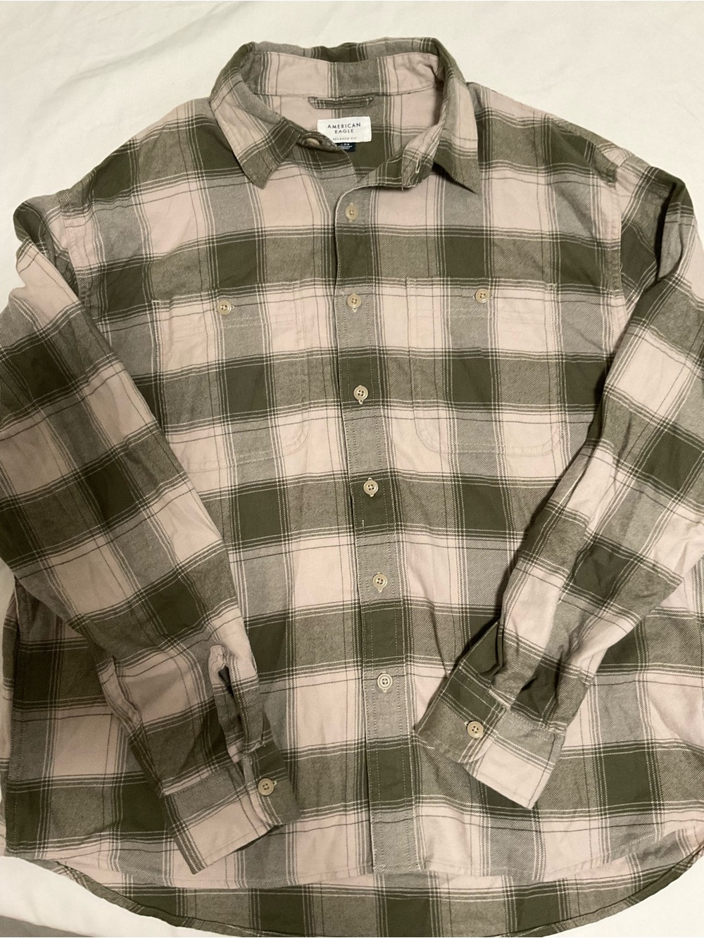 American Eagle Flannel Shirt Mens L